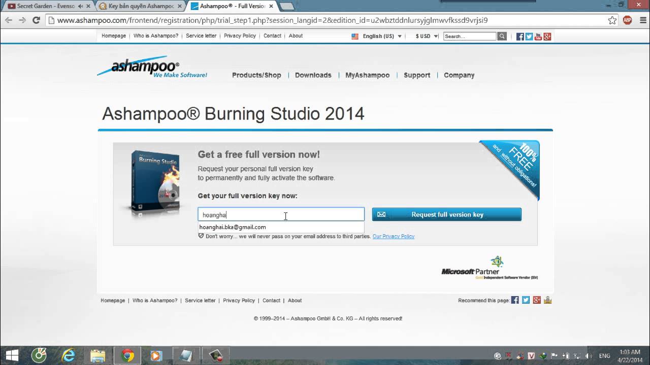 ashampoo burning studio 20 + crack